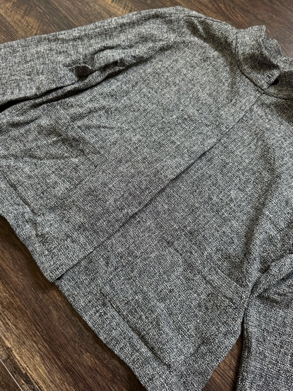 Eileen Fisher Stand Collar Organic Cotton Blazer L - Picture 11 of 12